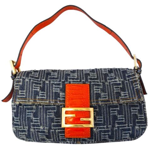 fendi women's baguette|Fendi denim baguette vintage.